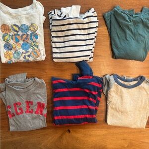 Crewcuts Boys Long Sleeve Tee Bundle Size 8–9 Classic Preppy Cotton GUC